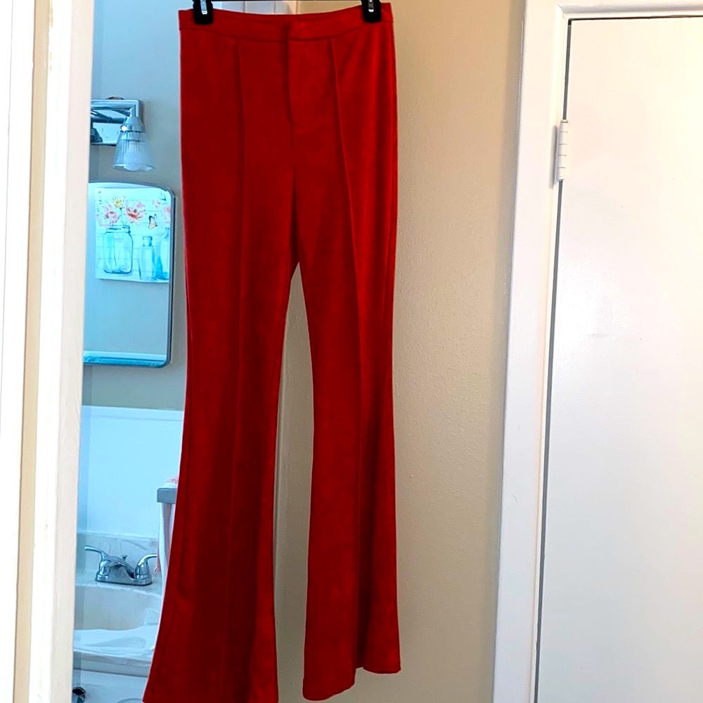 suede bell bottoms
